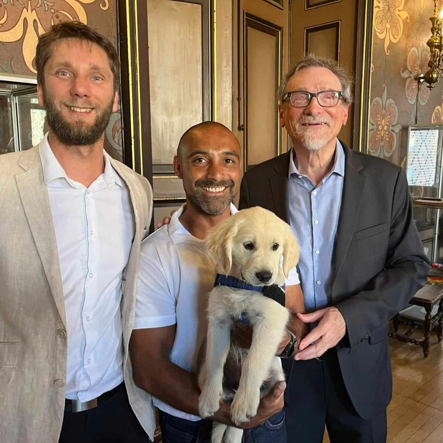 7: Vincent Dubois, directeur de MDVA, avec Steve et Michel